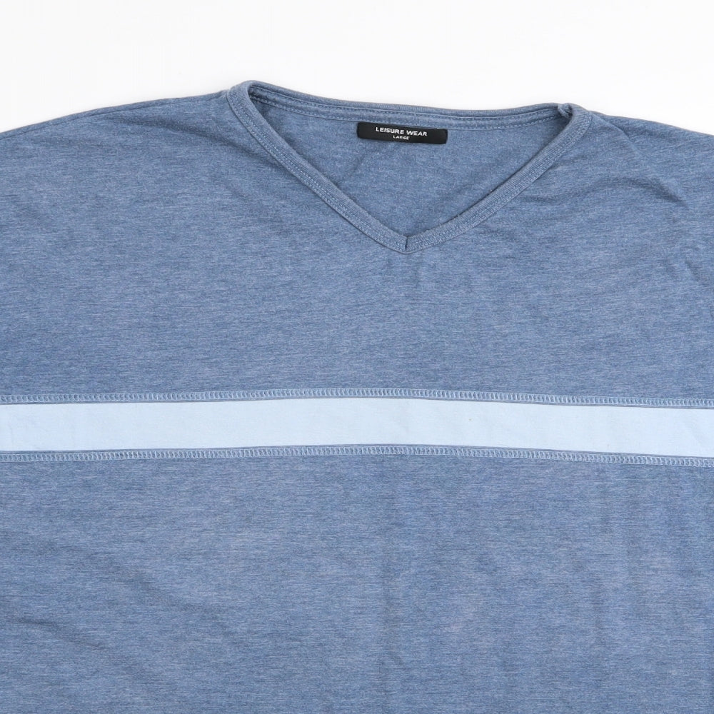 Leisure Wear Mens Blue    T-Shirt Size L