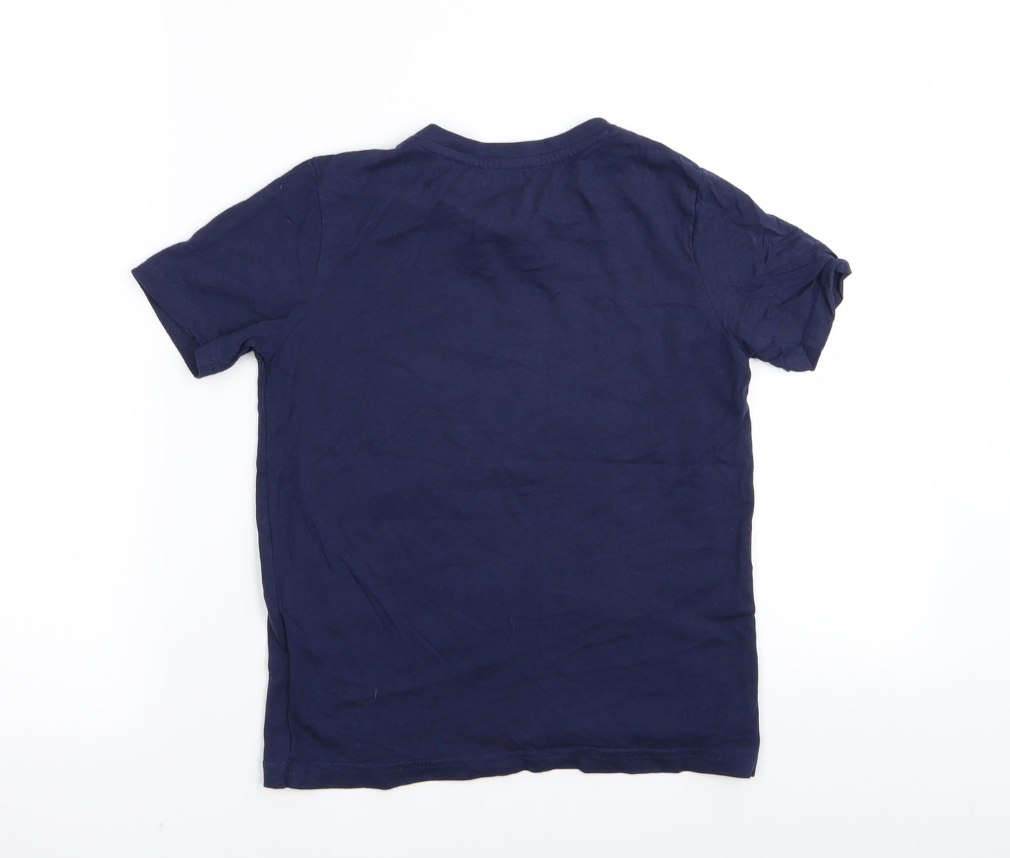 lily&dan Boys Blue   Basic T-Shirt Size 8-9 Years