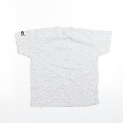 fortnight Boys Grey   Basic T-Shirt Size XS