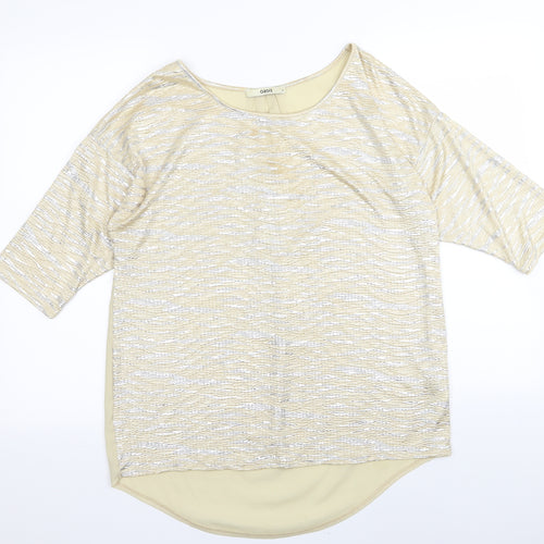 Oasis Womens Gold   Basic T-Shirt Size S