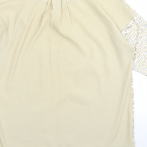 Oasis Womens Gold   Basic T-Shirt Size S