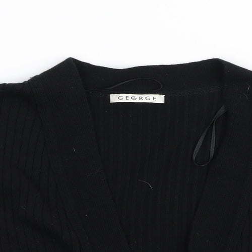 Asda George Womens Black   Cardigan Jumper Size M