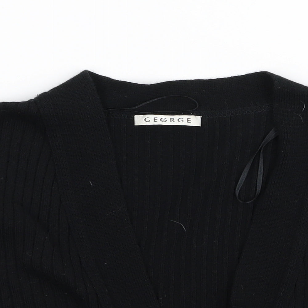 Asda George Womens Black   Cardigan Jumper Size M
