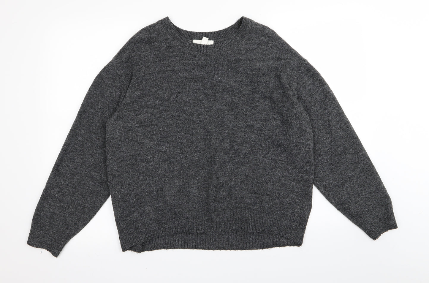 H&M Womens Grey   Pullover Jumper Size M
