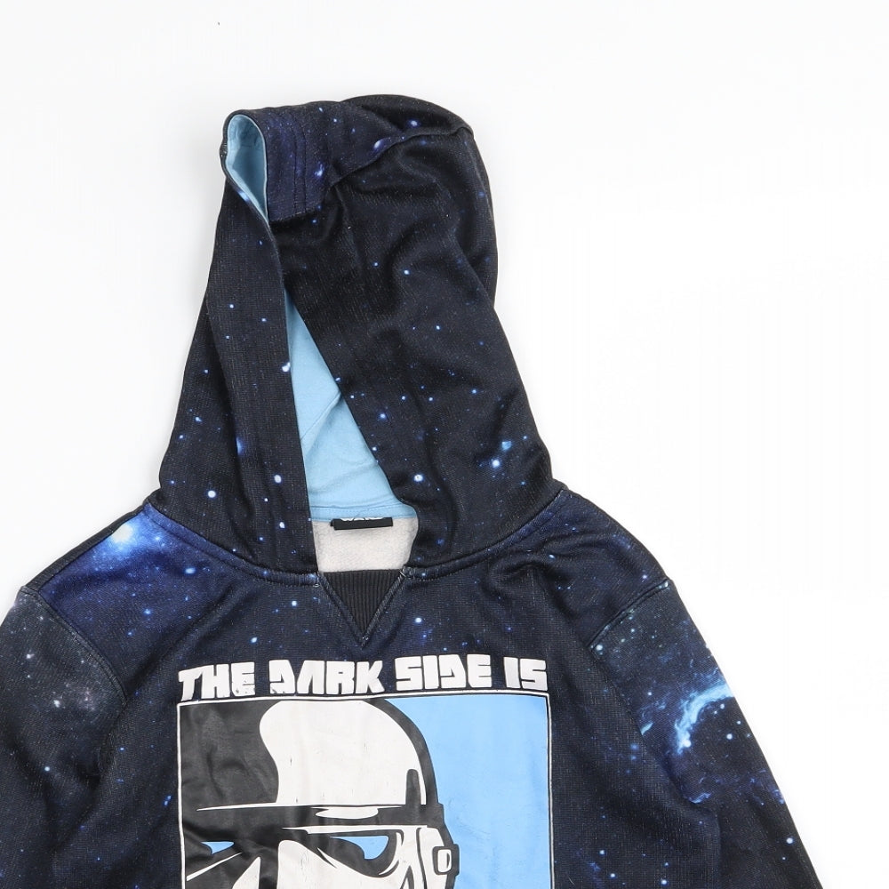 Star Wars Boys Black   Pullover Jumper Size 8-9 Years
