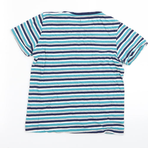 lily&dan Boys Multicoloured Striped  Basic T-Shirt Size 9-10 Years