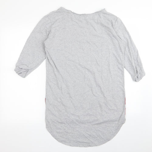 ES Womens Grey   T-Shirt Dress  Size 8