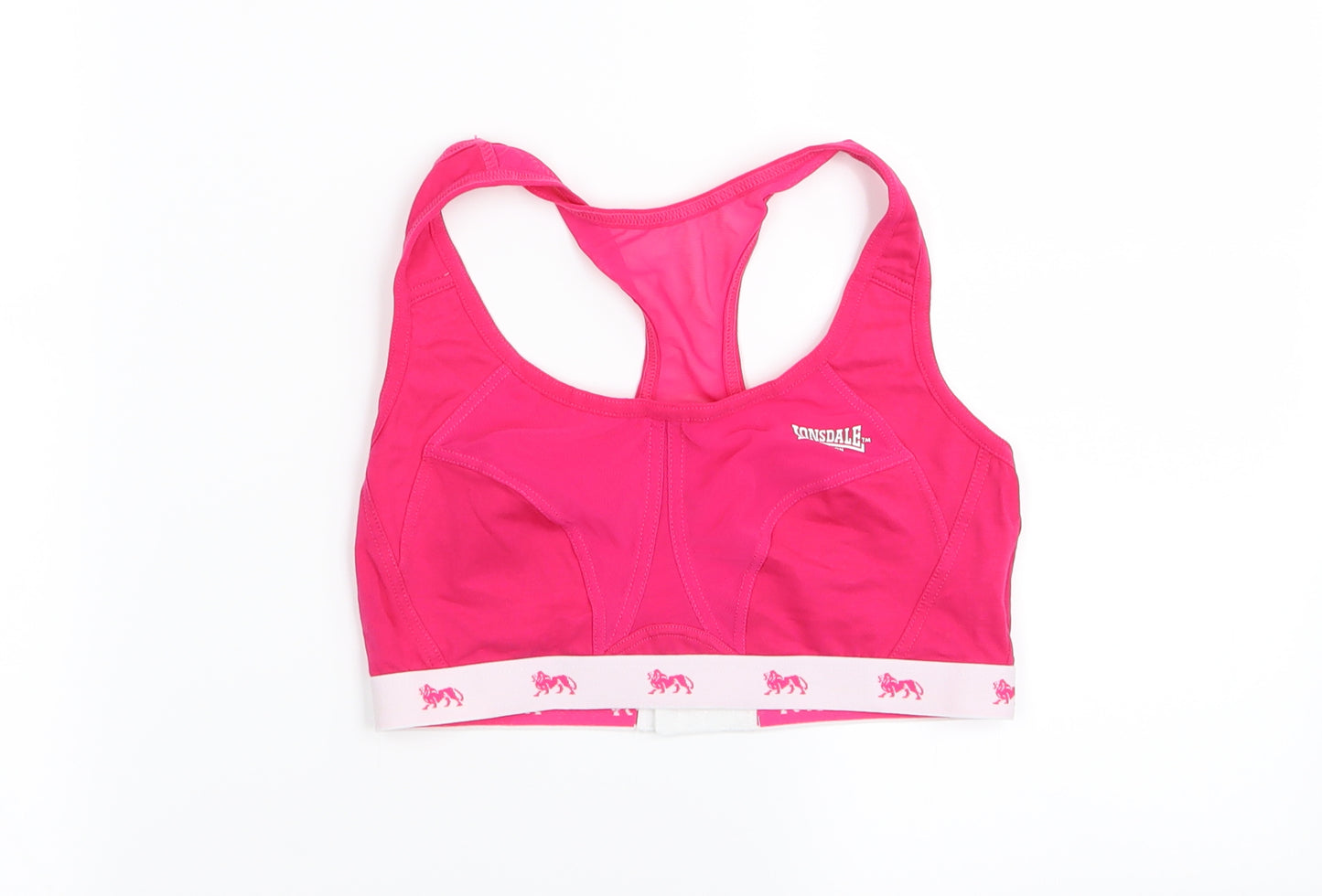 Lonsdale Womens Pink   Basic Tank Size 34  - Sports bra