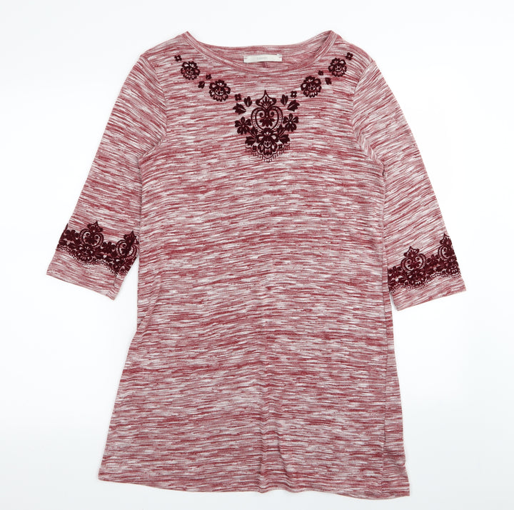 Asda George Womens Red T-Shirt Dress Size 10