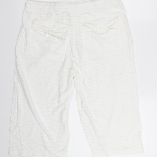 Preworn Womens White   Capri Trousers Size M