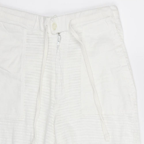 Preworn Womens White   Capri Trousers Size M