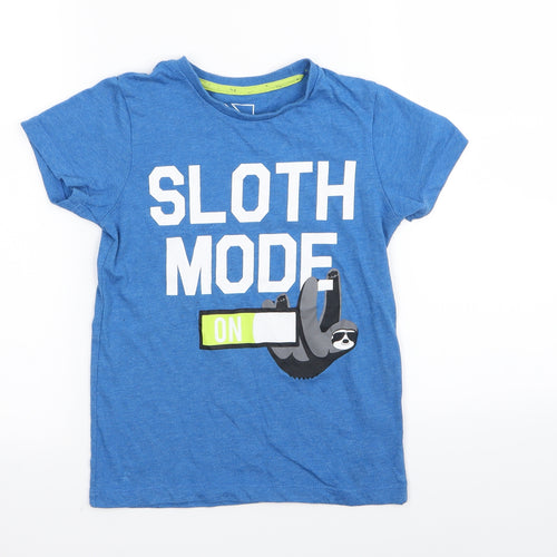 urban dept Boys Blue   Basic T-Shirt Size 7 Years
