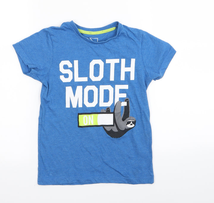 urban dept Boys Blue Basic T-Shirt Size 7 Years