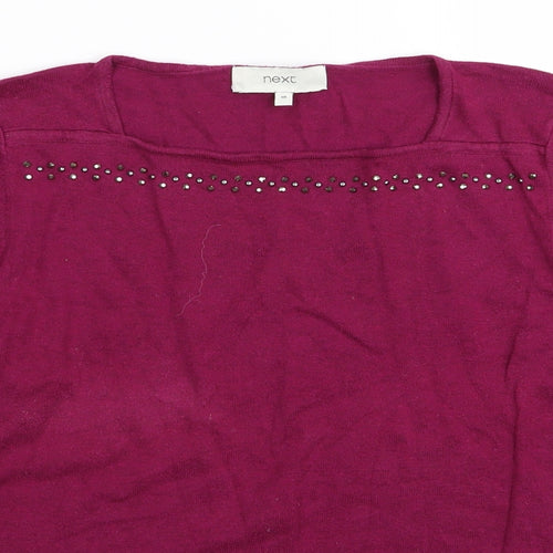 NEXT Womens Purple   Basic T-Shirt Size 10