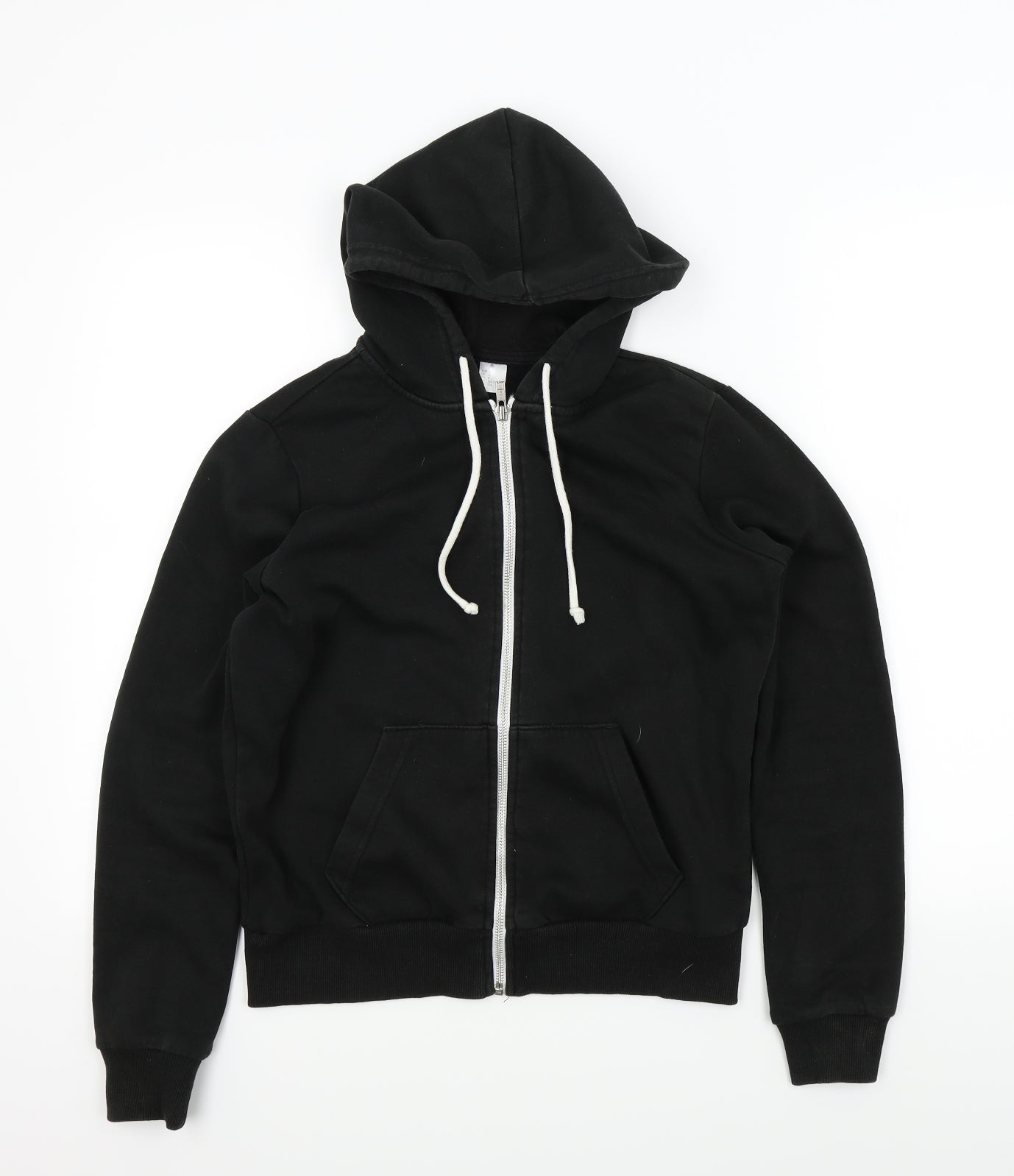 H&M Womens Black Colourblock  Full Zip Hoodie Size S
