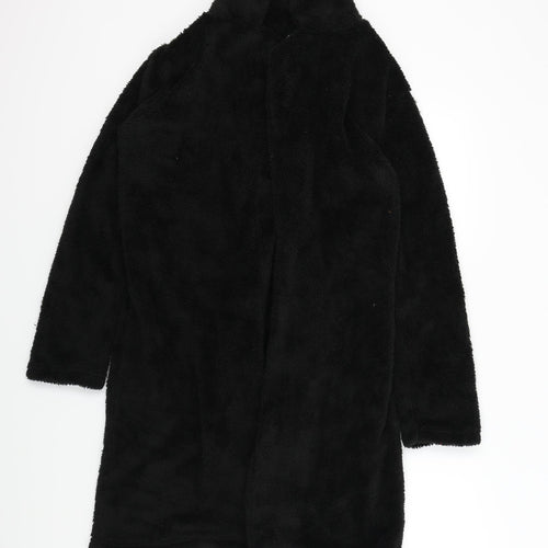 Preworn Womens Black   Overcoat Jacket Size S