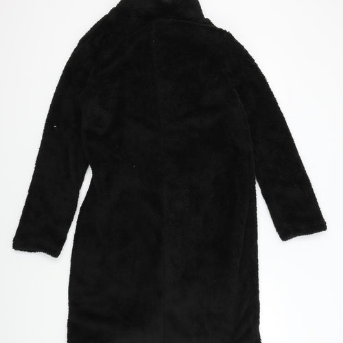 Preworn Womens Black   Overcoat Jacket Size S