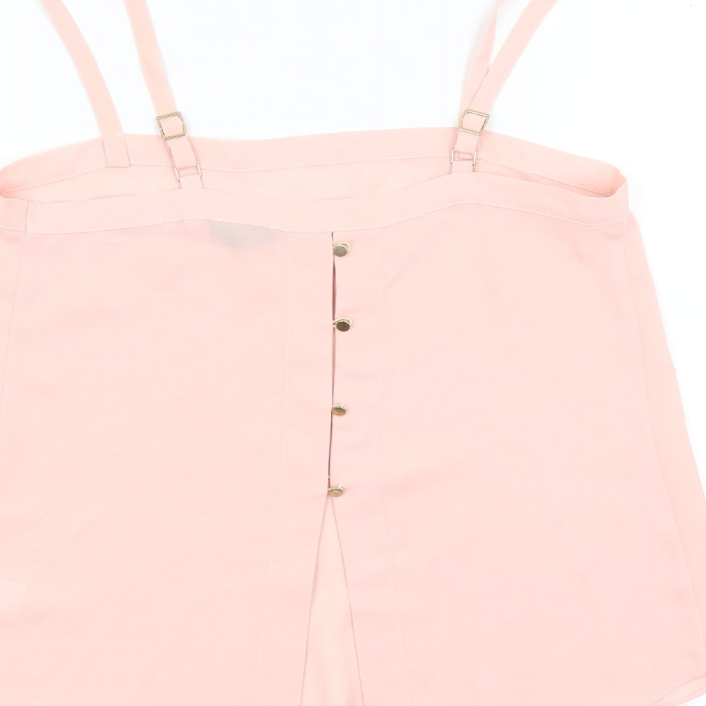 River Island Womens Pink   Basic Blouse Size 8
