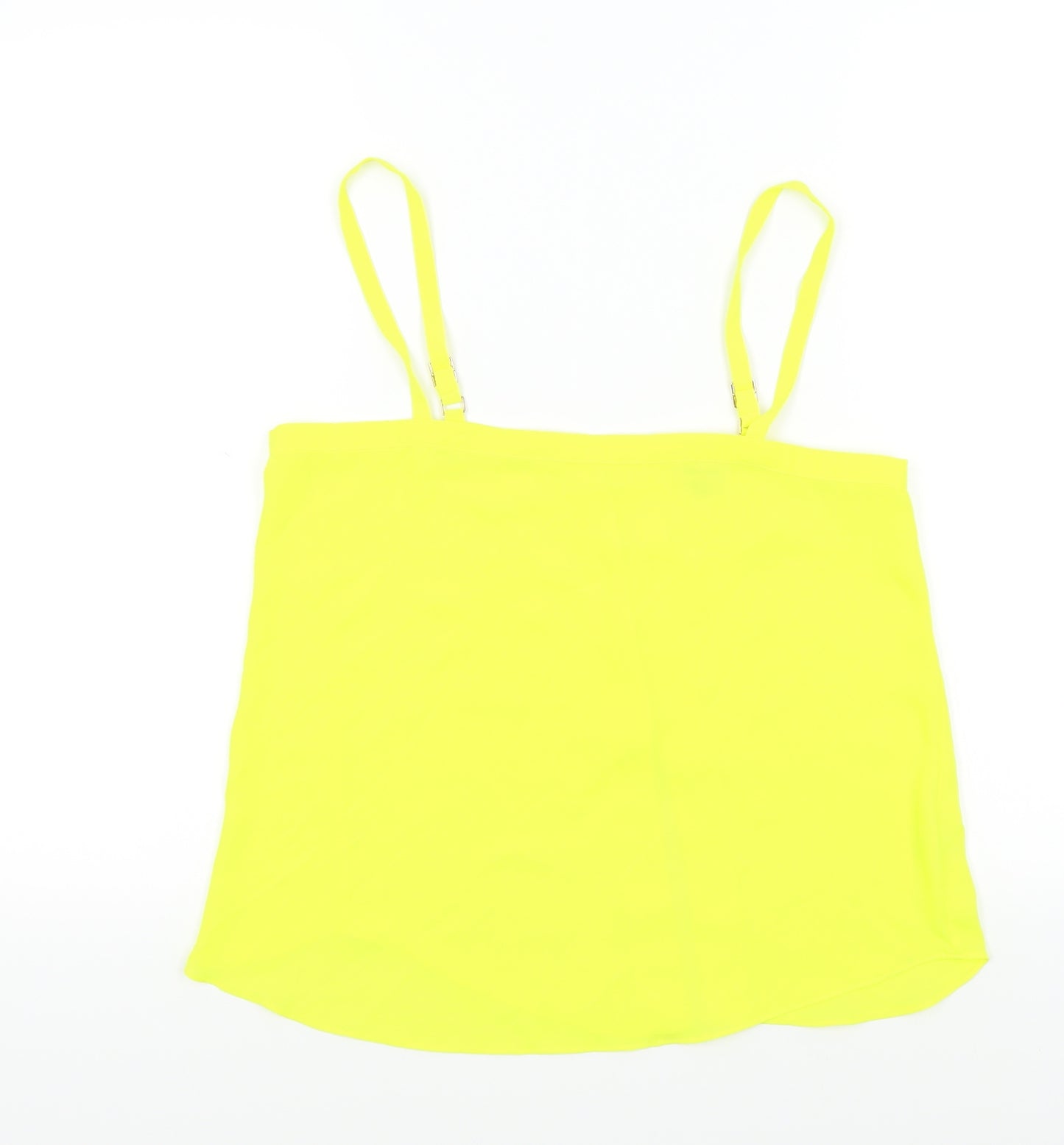River Island Womens Yellow Colourblock  Basic T-Shirt Size 8