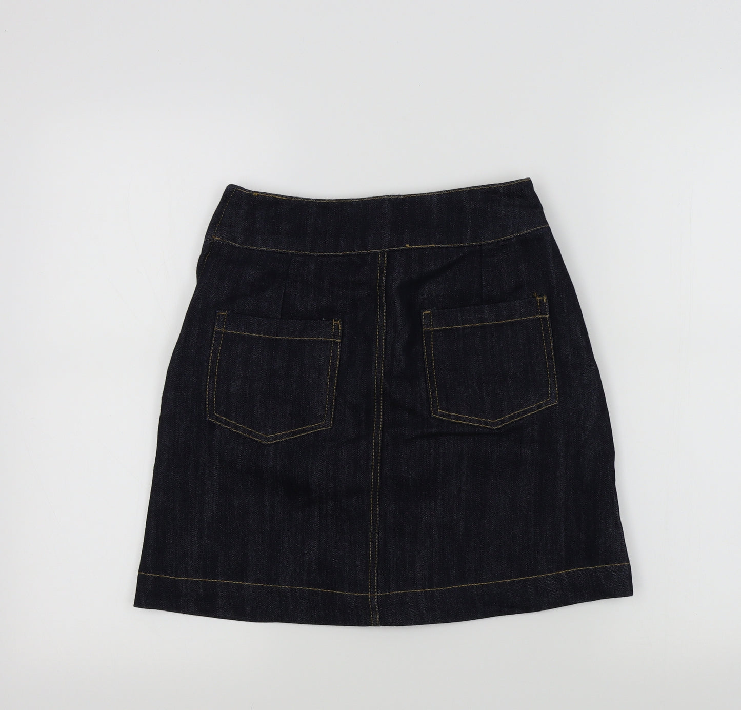 SOFT GREY Womens Blue   A-Line Skirt Size 6