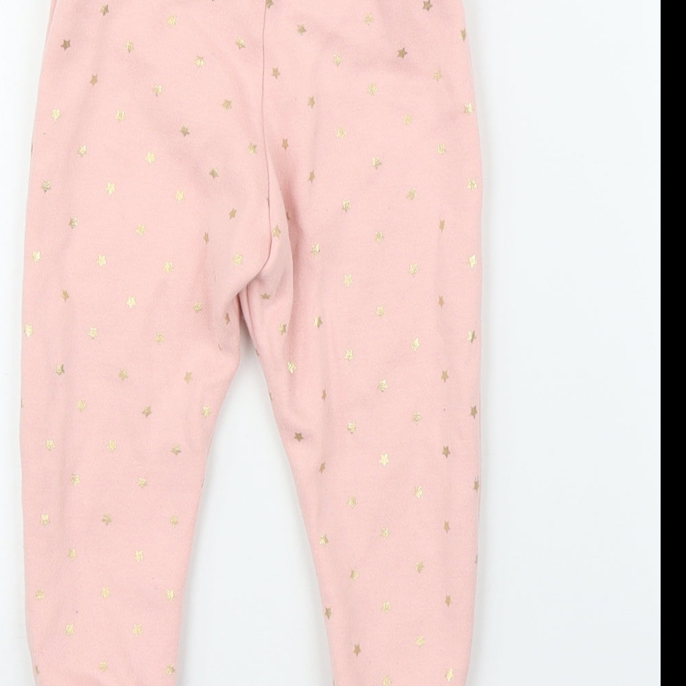 Primark Girls Pink   Sweatpants Leggings Size 12-18 Months