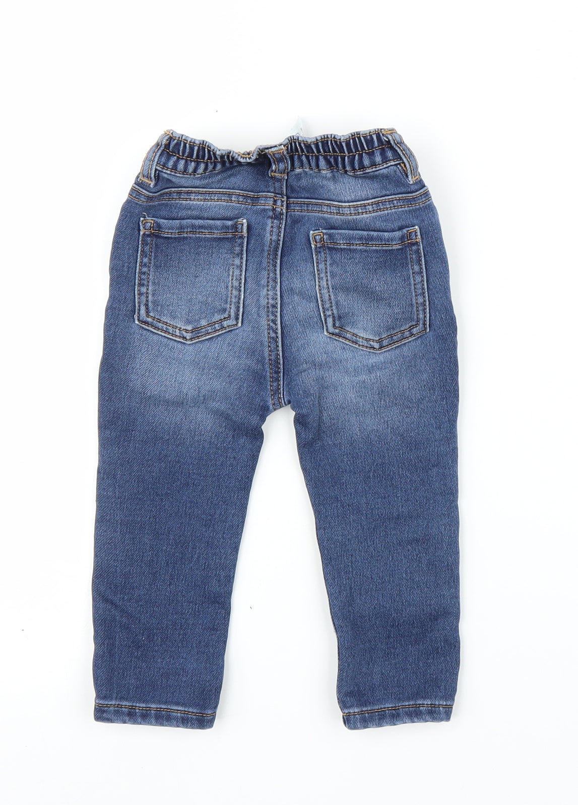 George Boys Blue  Denim Capri Jeans Size 9-12 Months