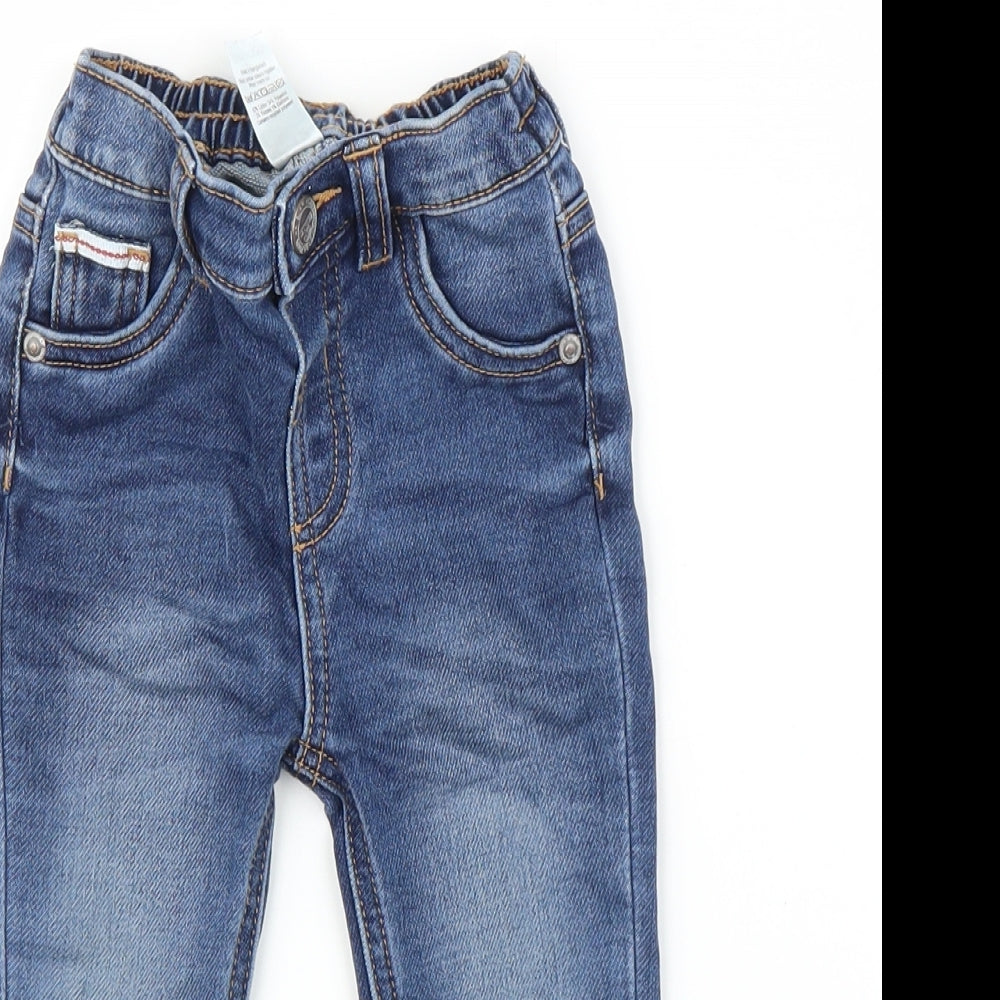 George Boys Blue  Denim Capri Jeans Size 9-12 Months