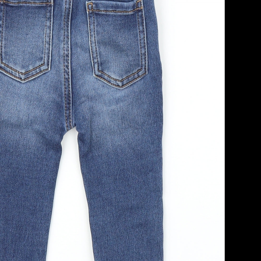 George Boys Blue  Denim Capri Jeans Size 9-12 Months