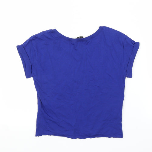 New Look Girls Blue   Basic T-Shirt Size 9 Years