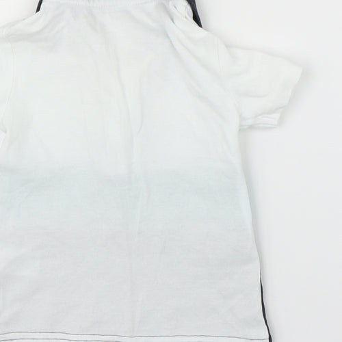 Matalan Boys White   Basic Polo Size 12-18 Months