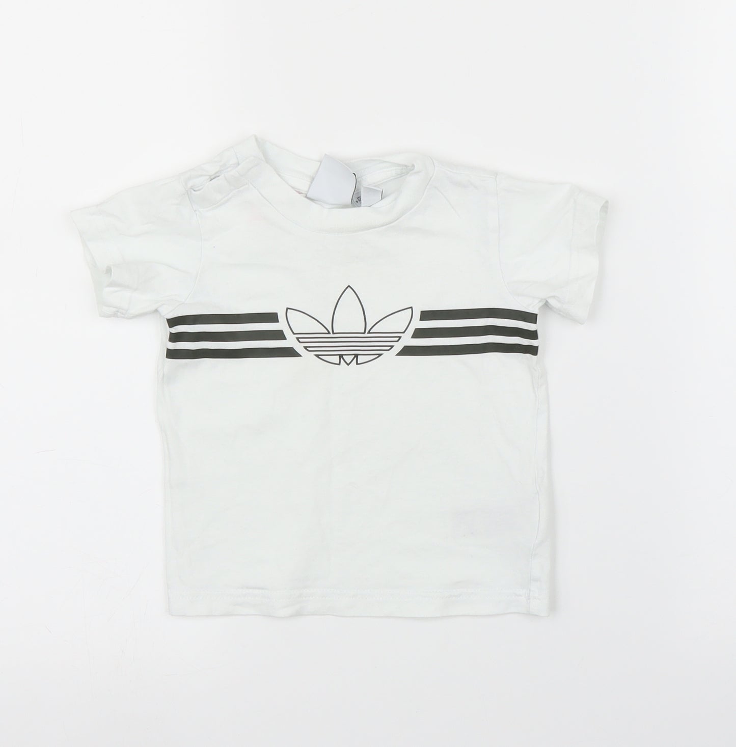 adidas Baby White   Basic T-Shirt Size 9-12 Months
