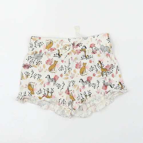 Primark Girls Beige Animal Print  Capri Leggings Size 12-18 Months  - Shorts