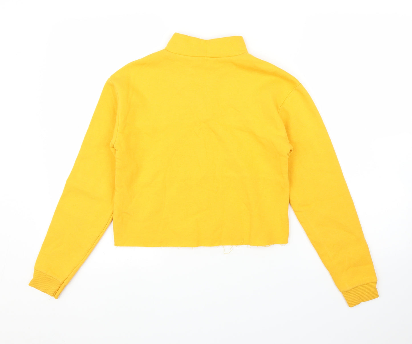 Candy Couture Girls Yellow   Pullover Jumper Size 12 Years  - Cropped
