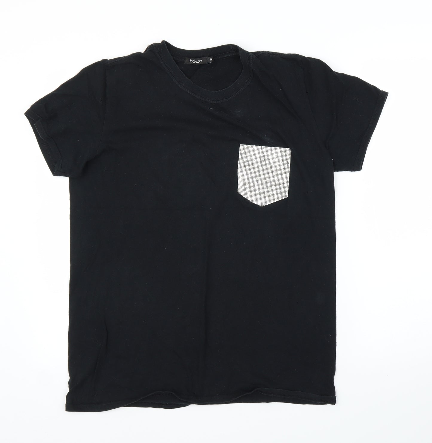 Boohoo Womens Black   Basic T-Shirt Size M