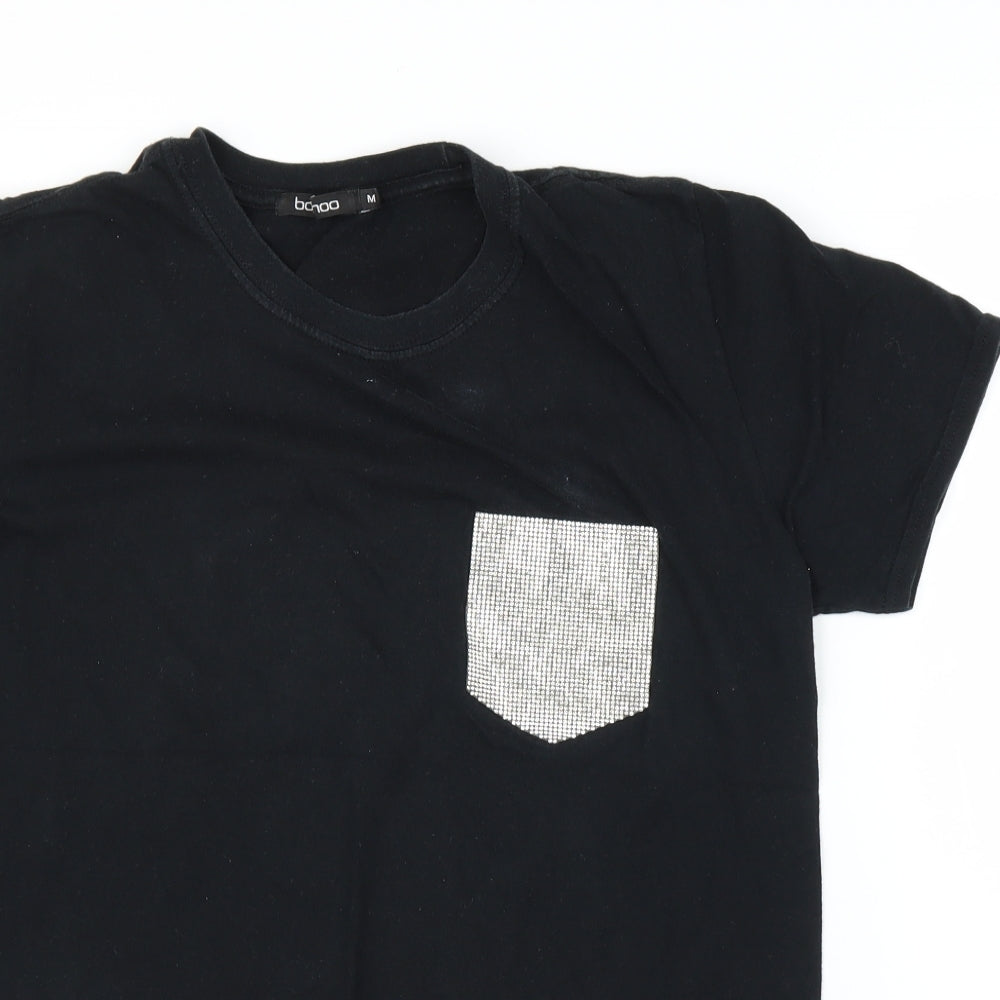 Boohoo Womens Black   Basic T-Shirt Size M