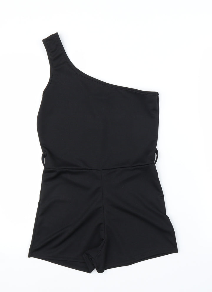 Femme Luxe Womens Black   Romper One-Piece Size 8