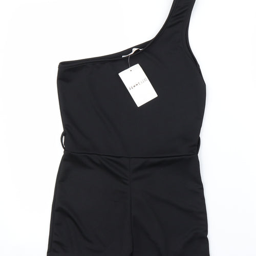 Femme Luxe Womens Black   Romper One-Piece Size 8