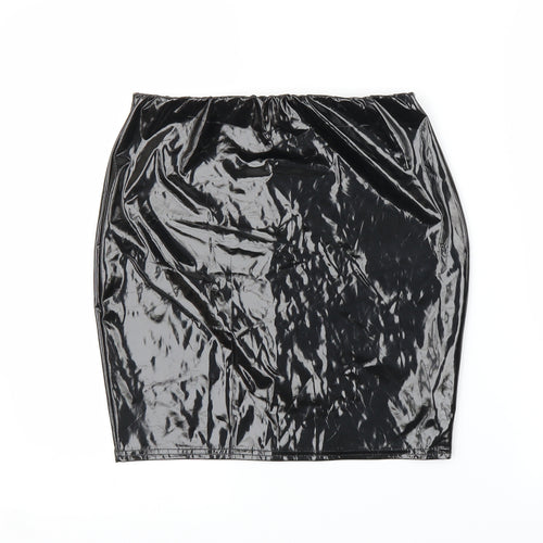 Boohoo Womens Black   Tulip Skirt Size 10