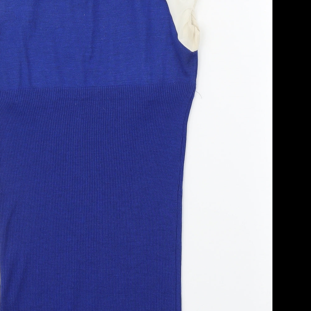 JJ Park Womens Blue   Basic Blouse Size M