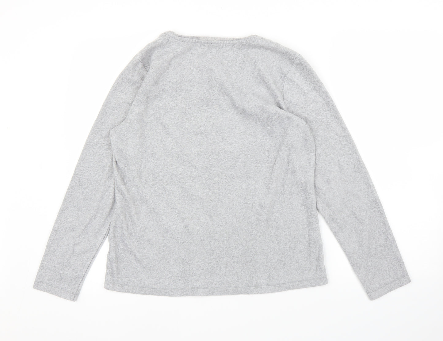 Preworn Womens Grey  Fleece Top Pyjama Top Size M