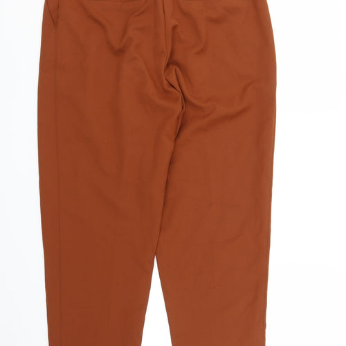 New Look Womens Brown   Pedal Pusher Trousers Size 12 L25 in