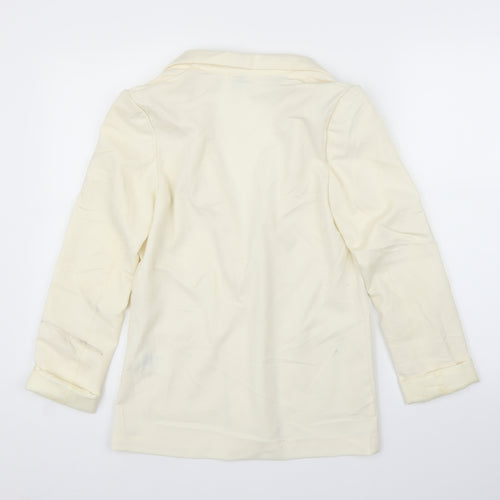 H&M Womens Ivory   Cardigan Jumper Size 8