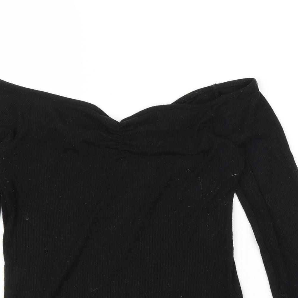 Primark Womens Black   Basic T-Shirt Size 12