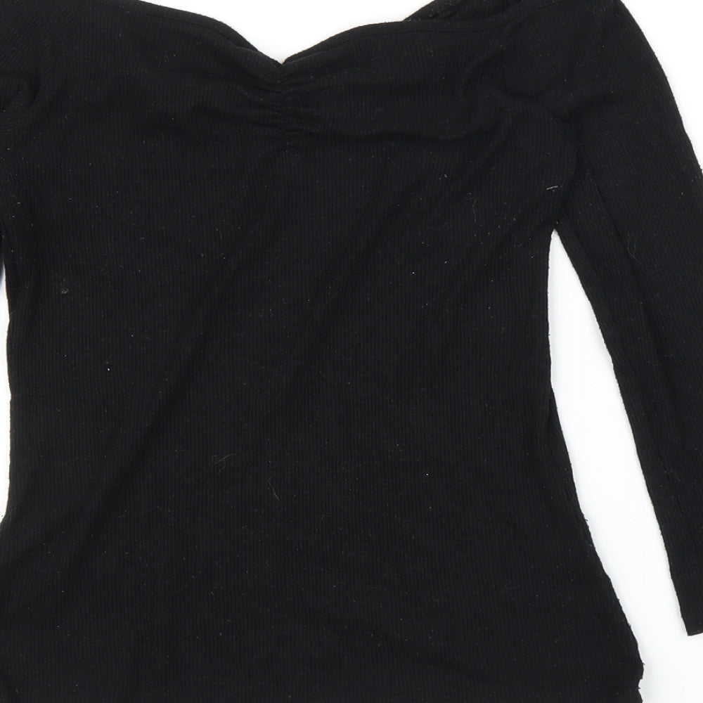 Primark Womens Black   Basic T-Shirt Size 12