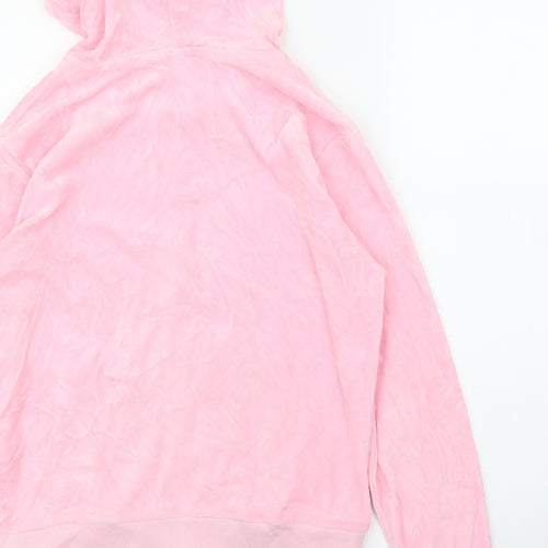 Preworn Womens Pink   Full Zip Hoodie Size L