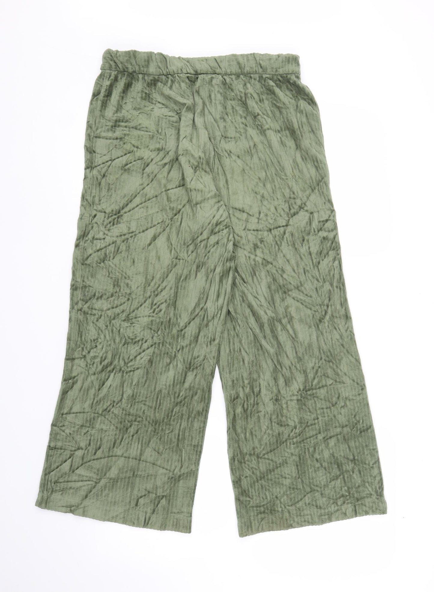 Monkl Womens Green   Capri Trousers Size M L22 in