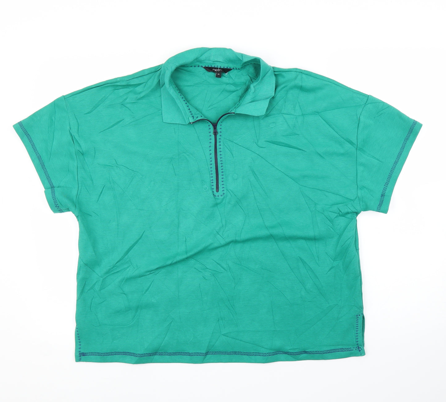 NEXT Womens Green   Basic T-Shirt Size 14