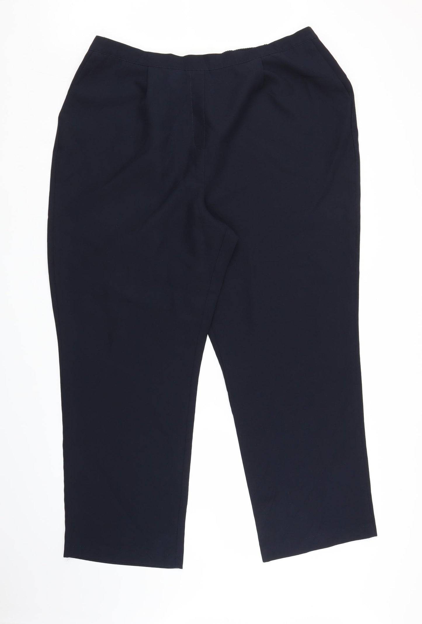 Bonmarché Womens Blue   Capri Trousers Size 22 L27 in