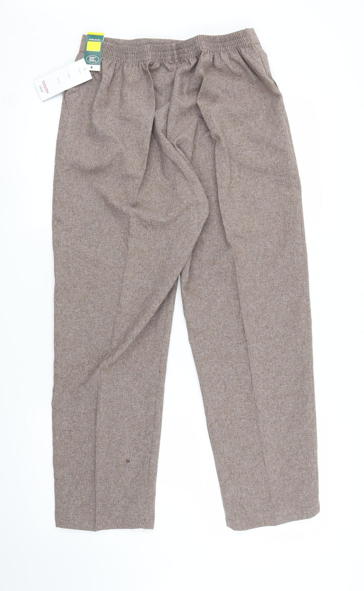 Preworn Womens Brown   Pedal Pusher Trousers Size S L24 in