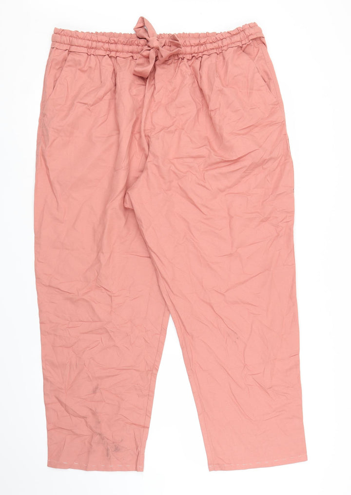 Gap Womens Pink   Capri Trousers Size XL L24 in